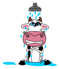 Maddie the Mad cow sticker #11186331