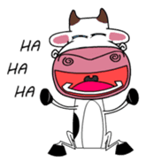 Maddie the Mad cow sticker #11186334