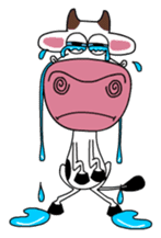 Maddie the Mad cow sticker #11186337