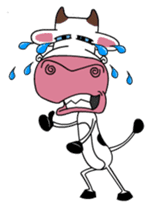 Maddie the Mad cow sticker #11186340