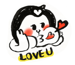 sarujisan everyday sticker #11186998