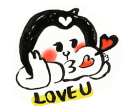 sarujisan everyday sticker #11186998