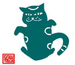 sticker japan cat sticker #11187029