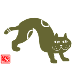sticker japan cat sticker #11187049