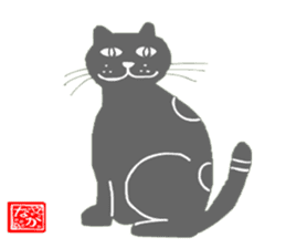 sticker japan cat sticker #11187051