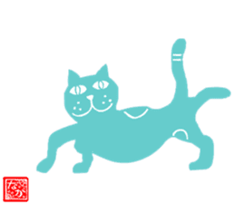 sticker japan cat sticker #11187052
