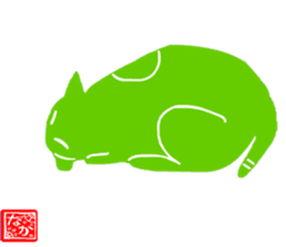 sticker japan cat sticker #11187053