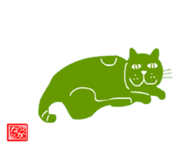 sticker japan cat sticker #11187057