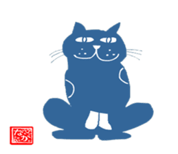 sticker japan cat sticker #11187060