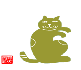 sticker japan cat sticker #11187063