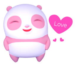 Ginbai : Panda sweety v.1 sticker #11187266
