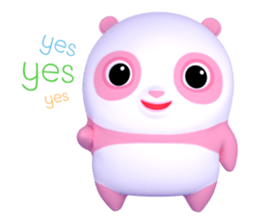 Ginbai : Panda sweety v.1 sticker #11187276
