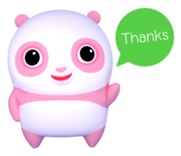 Ginbai : Panda sweety v.1 sticker #11187290