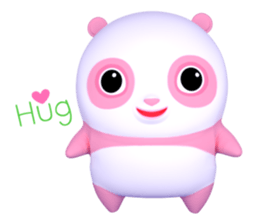 Ginbai : Panda sweety v.1 sticker #11187300