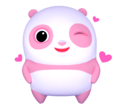 Ginbai : Panda sweety v.1 sticker #11187303