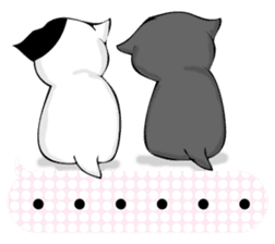 To sprout around, baby cat sticker #11187399