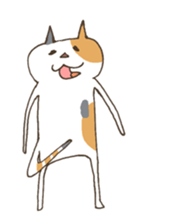 The cat enjoys life sticker #11188456