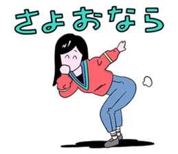 80's-90's GIRLS sticker #11189515