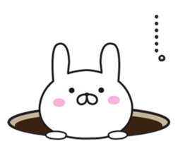 The rabbit I abuse loosely 2 sticker #11190216