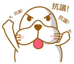 Fatty seal life diary sticker #11190278
