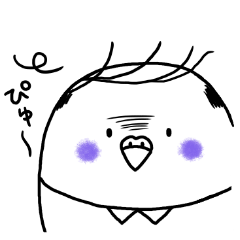 Parakeet father went bald