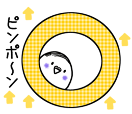 Parakeet father went bald sticker #11190465