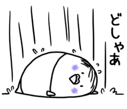 Parakeet father went bald sticker #11190470