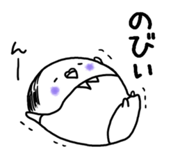 Parakeet father went bald sticker #11190497