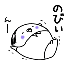 Parakeet father went bald sticker #11190497