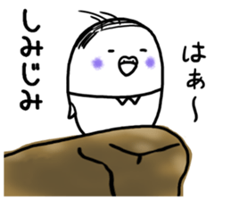 Parakeet father went bald sticker #11190499