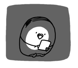 Parakeet father went bald sticker #11190500