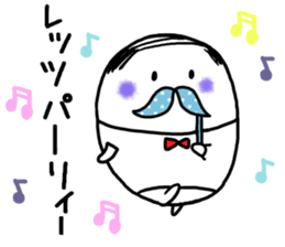 Parakeet father went bald sticker #11190502