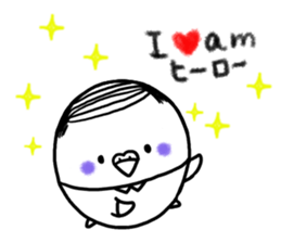 Parakeet father went bald sticker #11190503