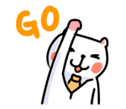 White Cat' Every Day sticker #11191264