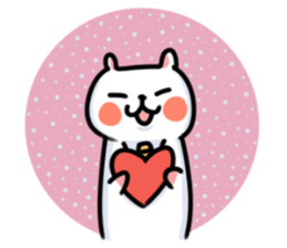 White Cat' Every Day sticker #11191281