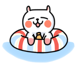 White Cat' Every Day sticker #11191299