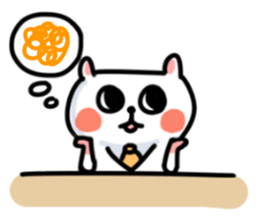 White Cat' Every Day sticker #11191300