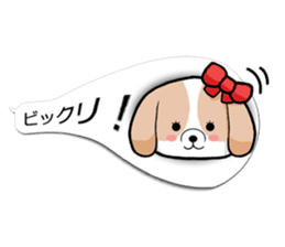 Shih Tzu dog and Friends. sticker #11191882