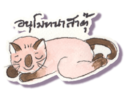 Lucky Lanna cat sticker #11192111