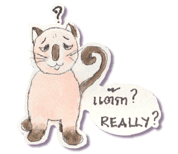 Lucky Lanna cat sticker #11192117