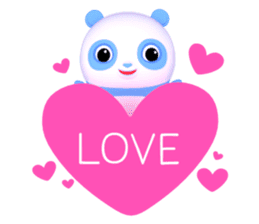 Gingan : Panda sweety v.1 sticker #11192230