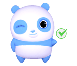 Gingan : Panda sweety v.1 sticker #11192233