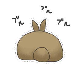 Stress rabbit sticker #11192939