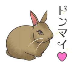 Stress rabbit sticker #11192952