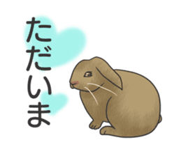 Stress rabbit sticker #11192957