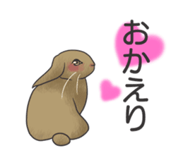 Stress rabbit sticker #11192958