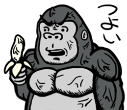 cosplay gorira 2 sticker #11193337