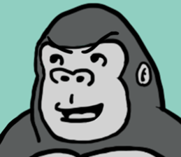 cosplay gorira 2 sticker #11193353