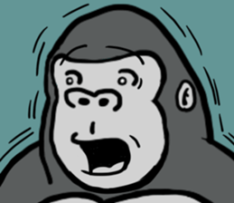 cosplay gorira 2 sticker #11193354