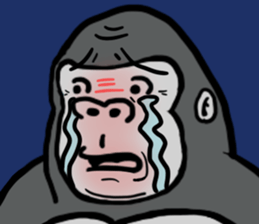 cosplay gorira 2 sticker #11193355